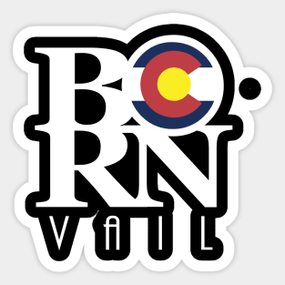 BORN Vail CO Sticker